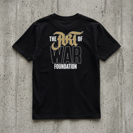 Kids The Art of War Foundation Back Txt Tee