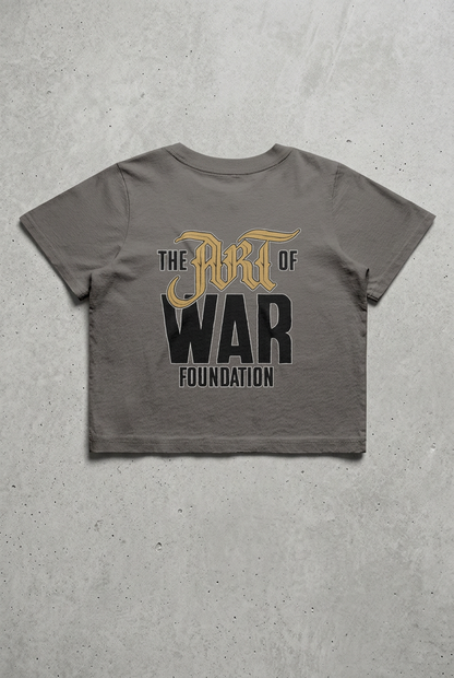 Grey tee back with concrete background