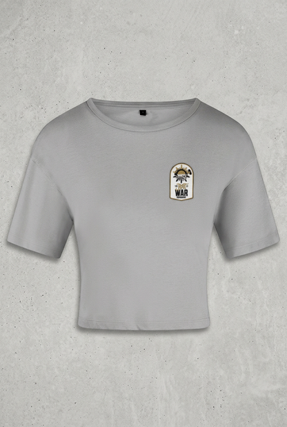 Grey tee with concrete background