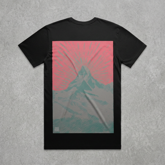 Square concrete-background T-shirt image
