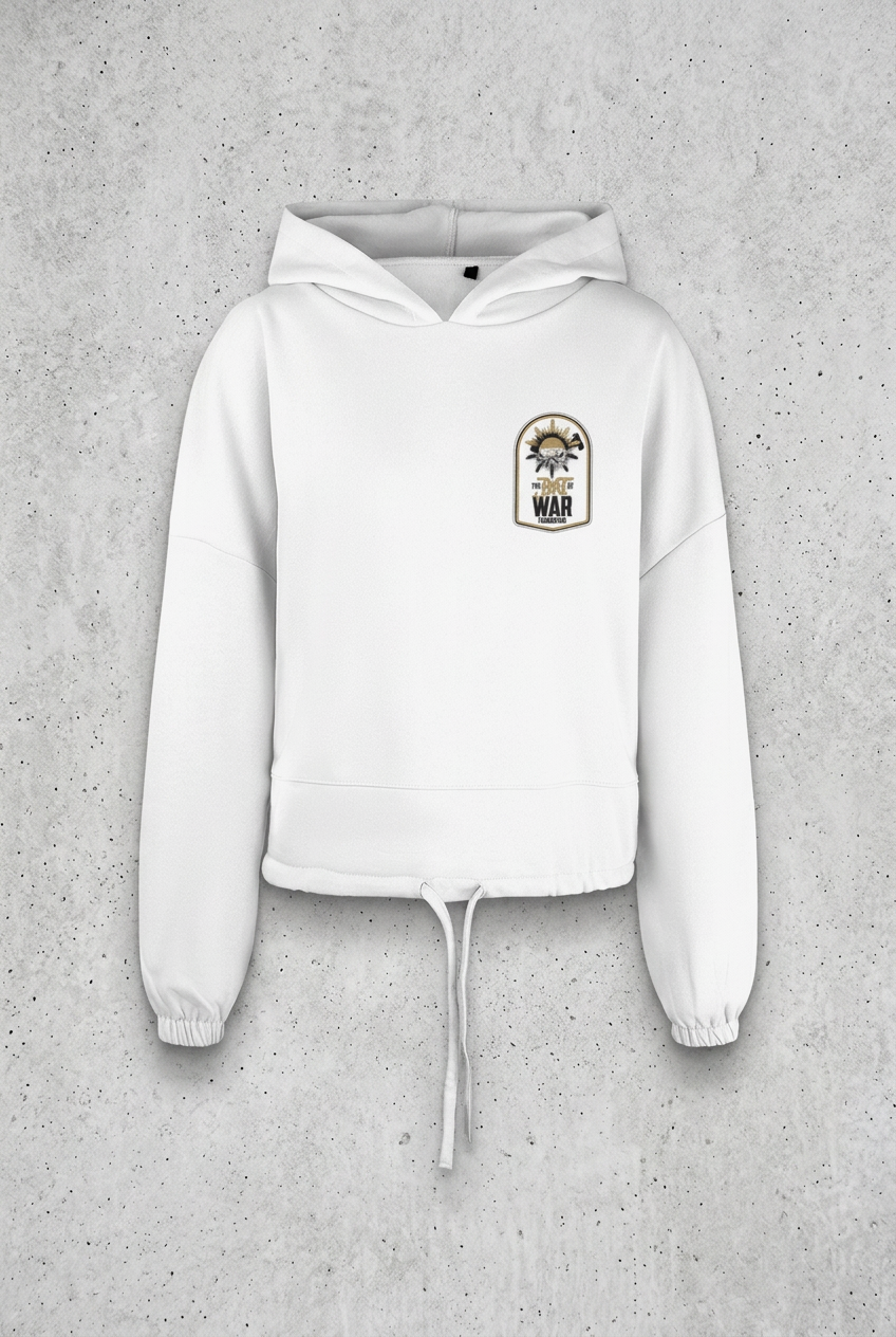 White hoodie with concrete background