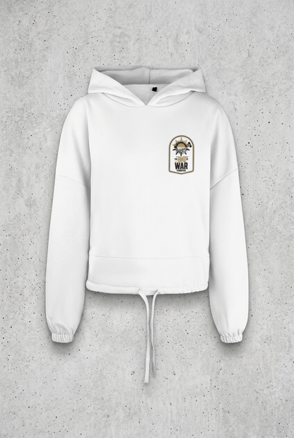 White hoodie with concrete background
