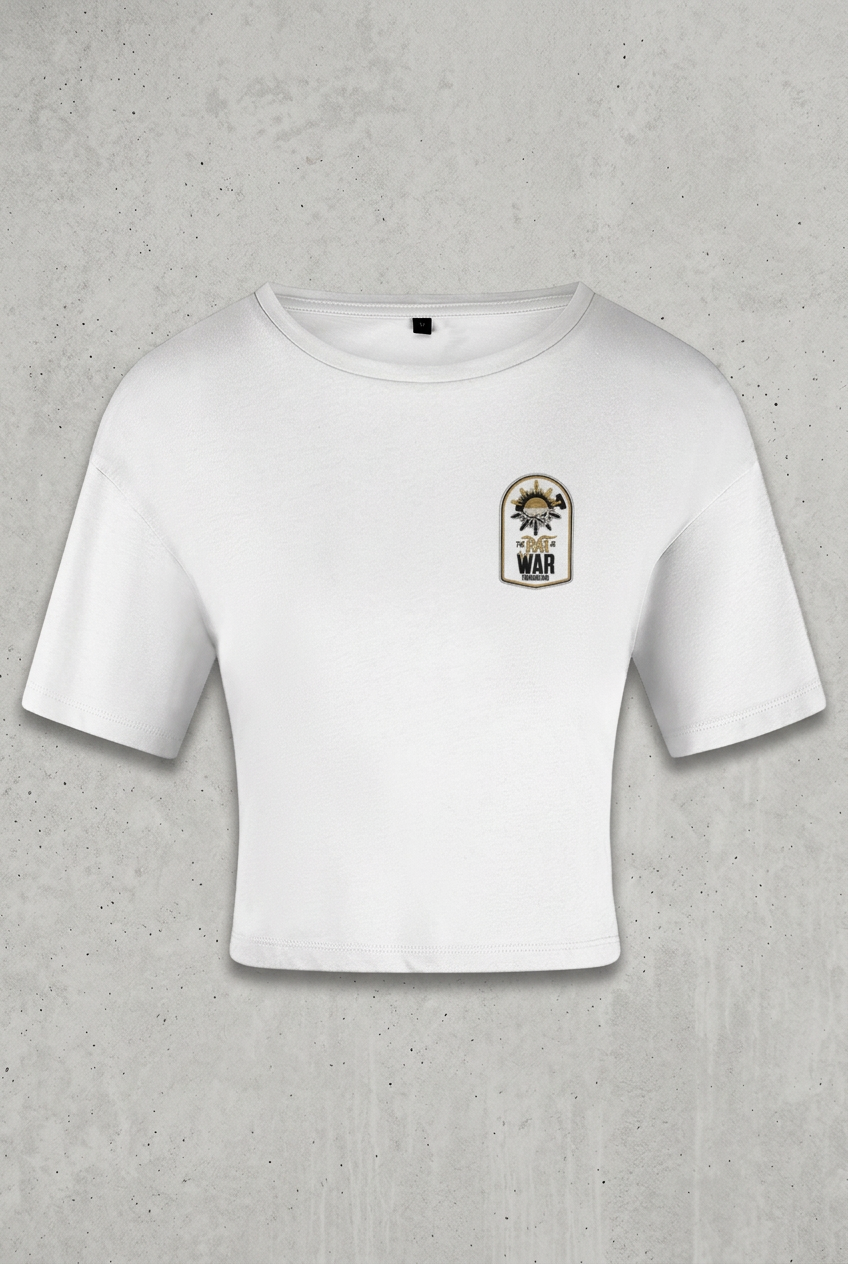 White tee with concrete background